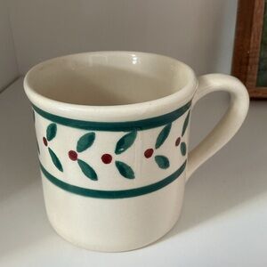 Hartstone pottery (1982) “Holly and Berries “ coffee mug